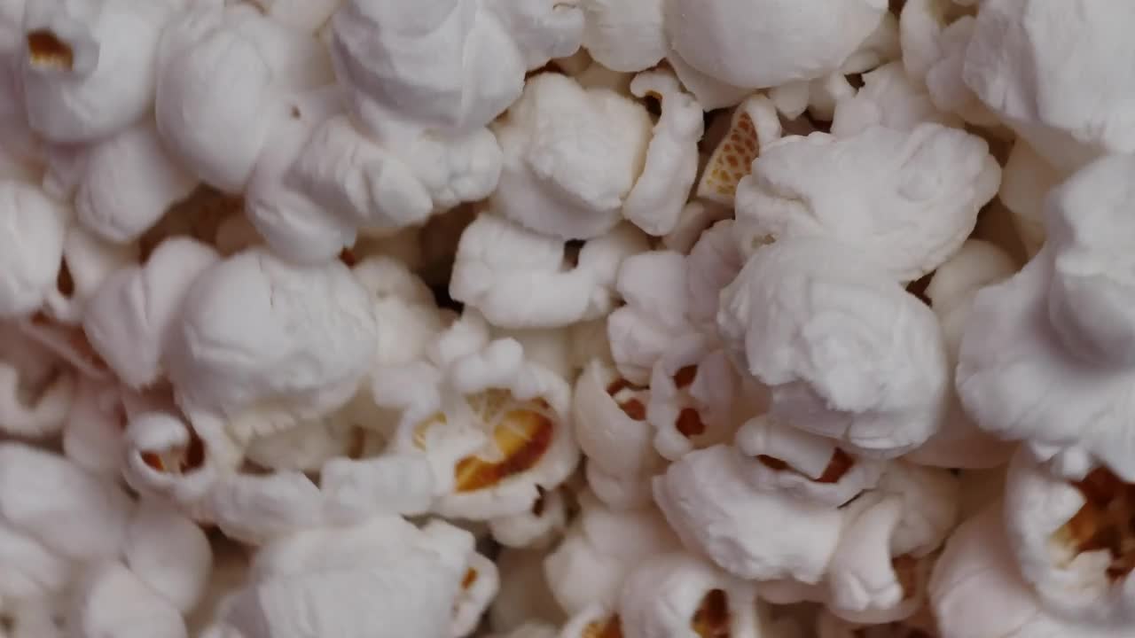 Download Video Stock Popcorn Spinning Close Up View Live Wallpaper Free