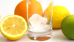 Download Video Stock Pouring Lemonade Into A Glass With Ice Live Wallpaper Free