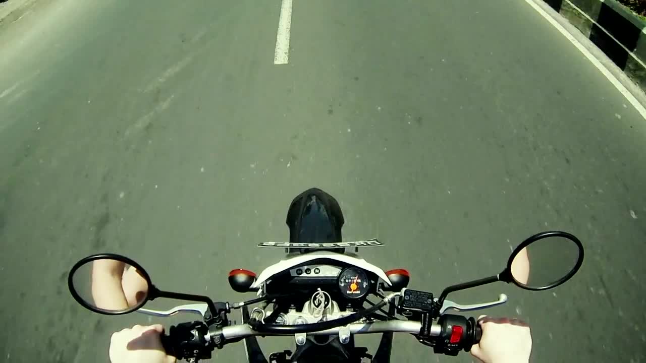 Download Video Stock Pov Of Motorcycle Chopper Driving On Road Live Wallpaper Free