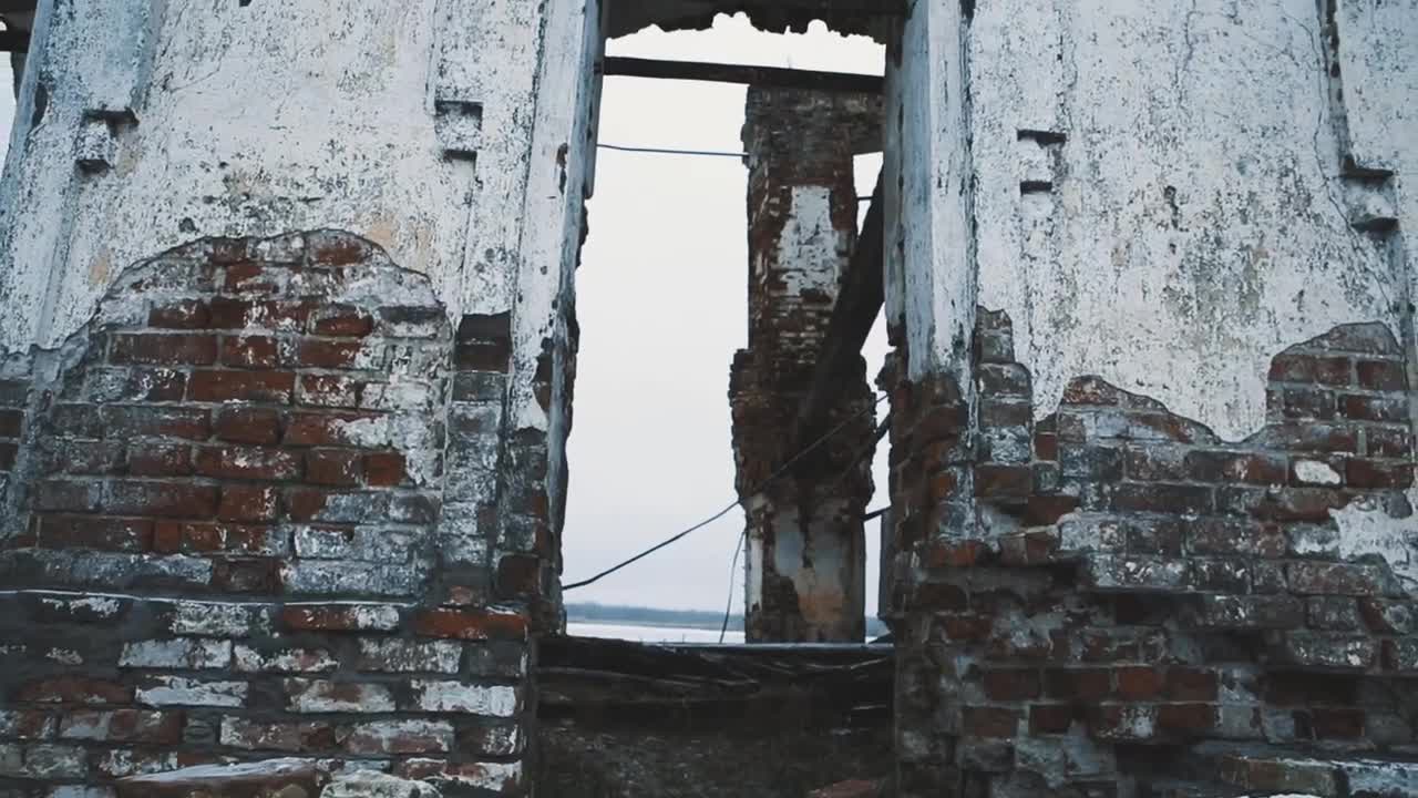 Download Free Stock Video Ruins Of An Old Church Live Wallpaper