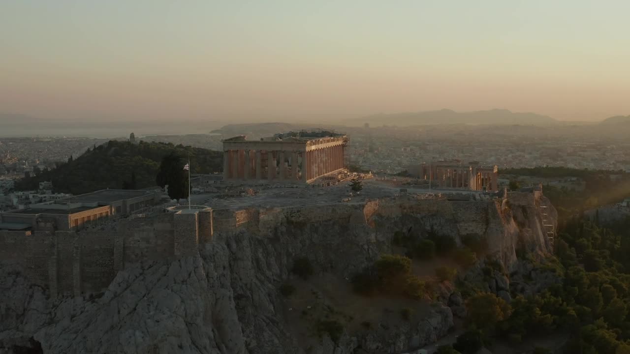 Download Free Stock Video Ruins Of Ancient Greece In The City Of Athens Live Wallpaper