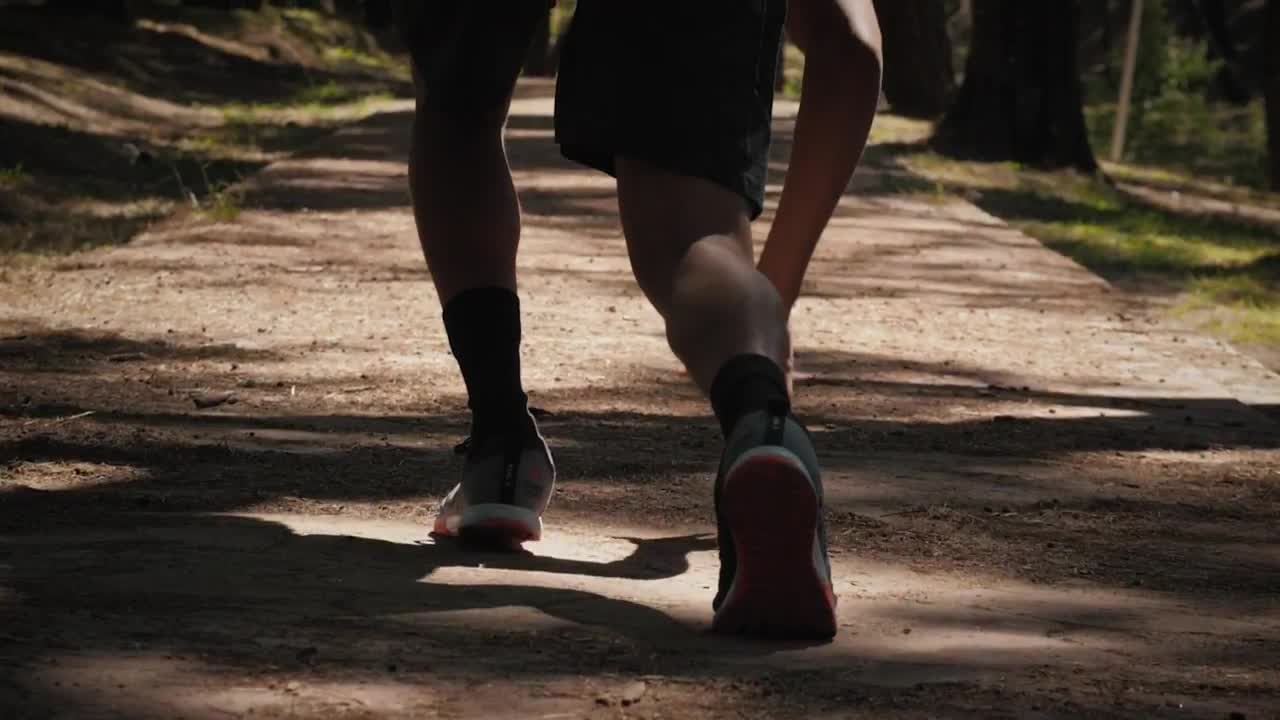 Download Free Stock Video Runner Training In A Park Live Wallpaper