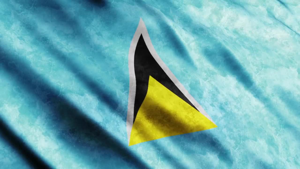 Download Free Stock Video Saint Lucia D Render Faded Flag Live Wallpaper