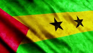 Download Free Stock Video Sao Tome And Principe Waving D Flag Live Wallpaper