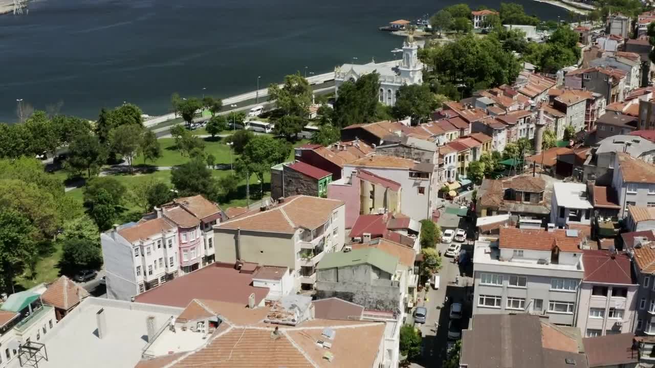 Download Free Stock Video Scenic Coastal Town Live Wallpaper