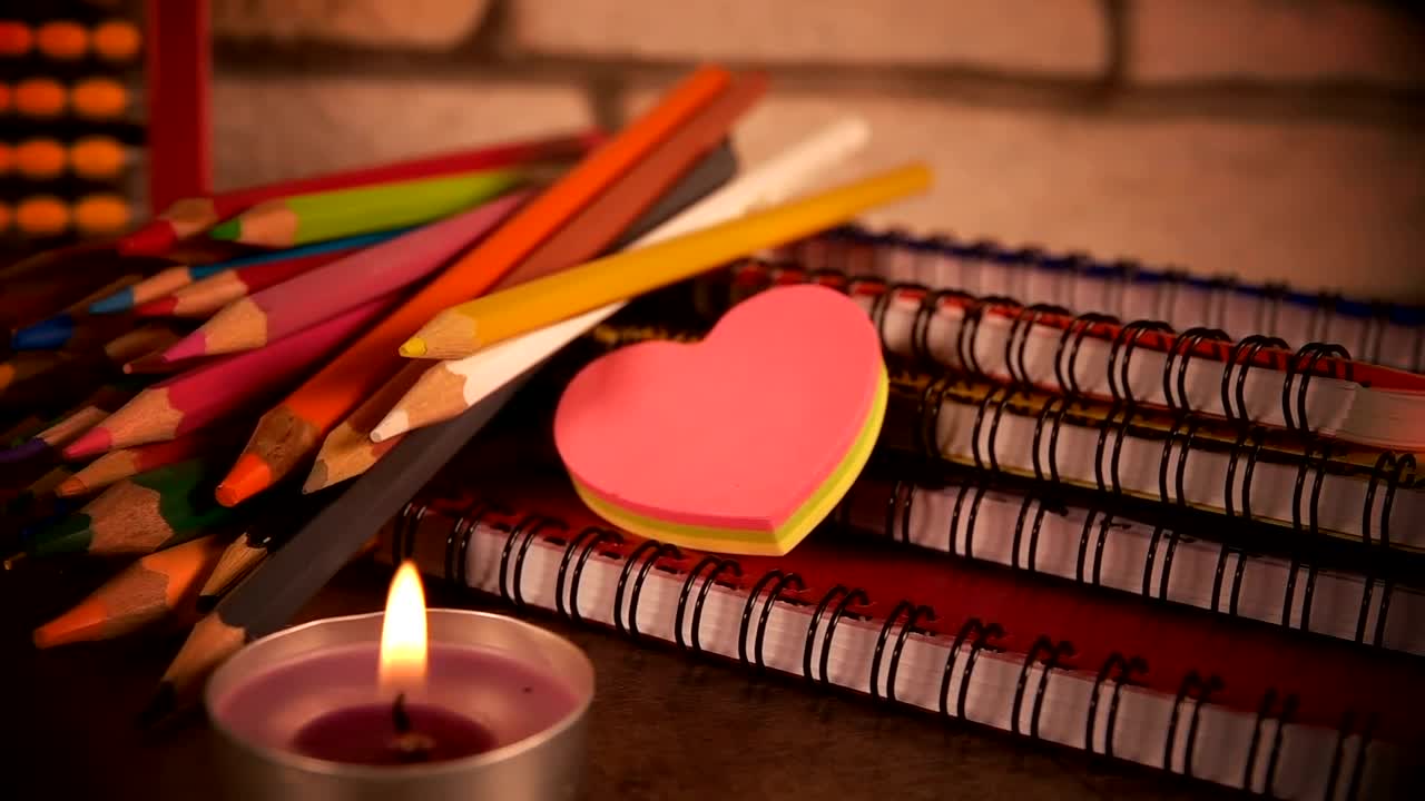 Download Free Stock Video School Supplies Concept Live Wallpaper