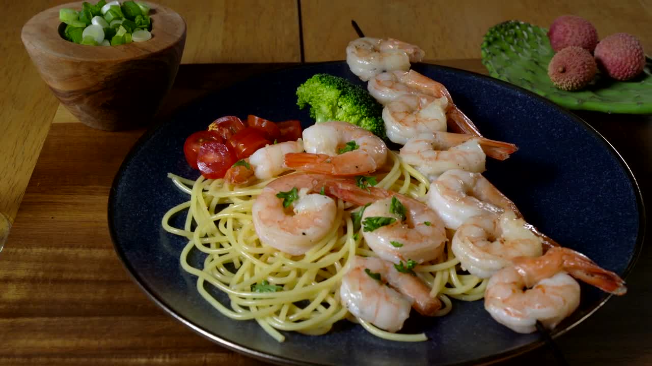 Download Free Stock Video Seafood And Pasta Live Wallpaper