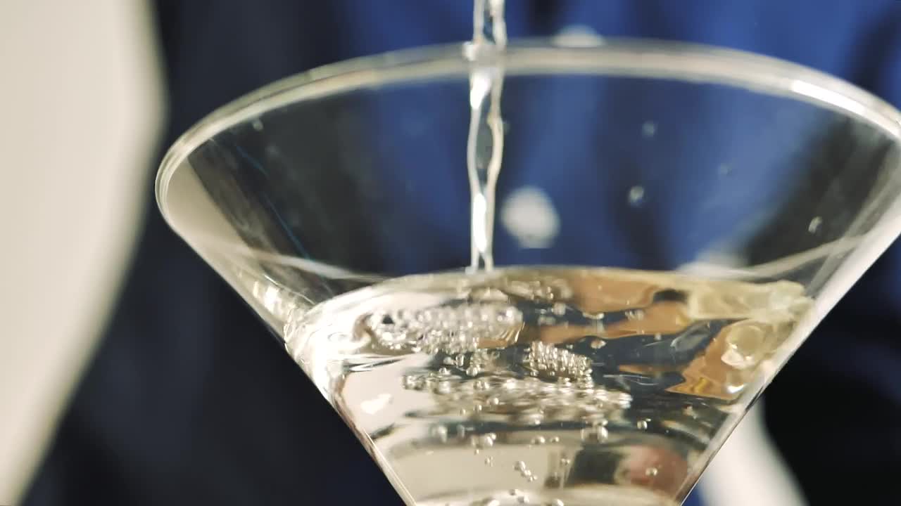 Download Free Stock Video Serving In A Martini Glass Live Wallpaper