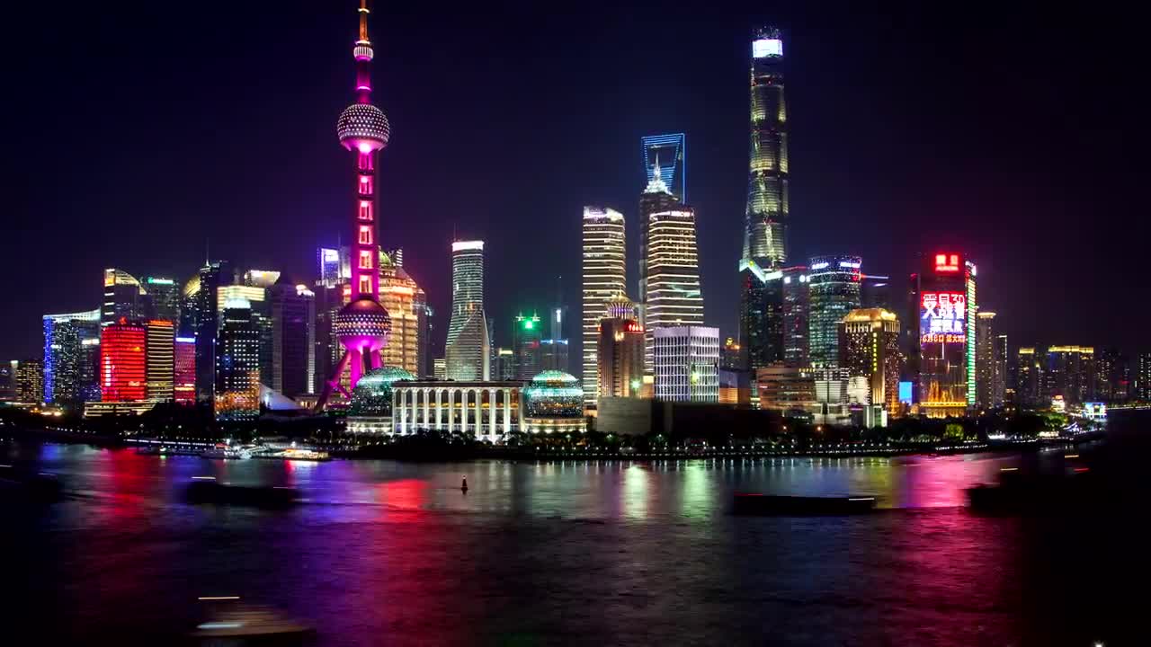 Download Free Stock Video Shanghai Urban City Scape Time Lapse Live Wallpaper