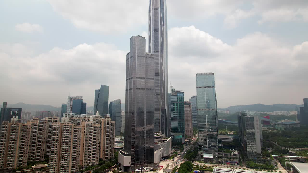 Download Free Stock Video Shenzhen City Landscape Time Lapse Live Wallpaper