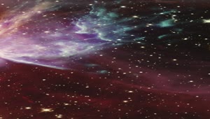 Download Free Stock Video Shining Stars Around A Blue Nebula Live Wallpaper