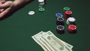 Download Free Stock Video Shuffling Cards At The Poker Table Live Wallpaper
