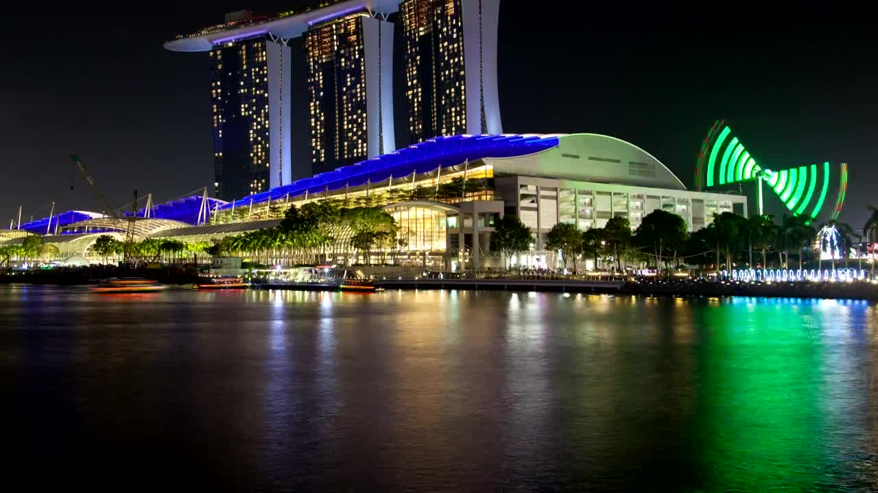 Download Free Stock Video Singapore Cityscape Time Lapse Live Wallpaper