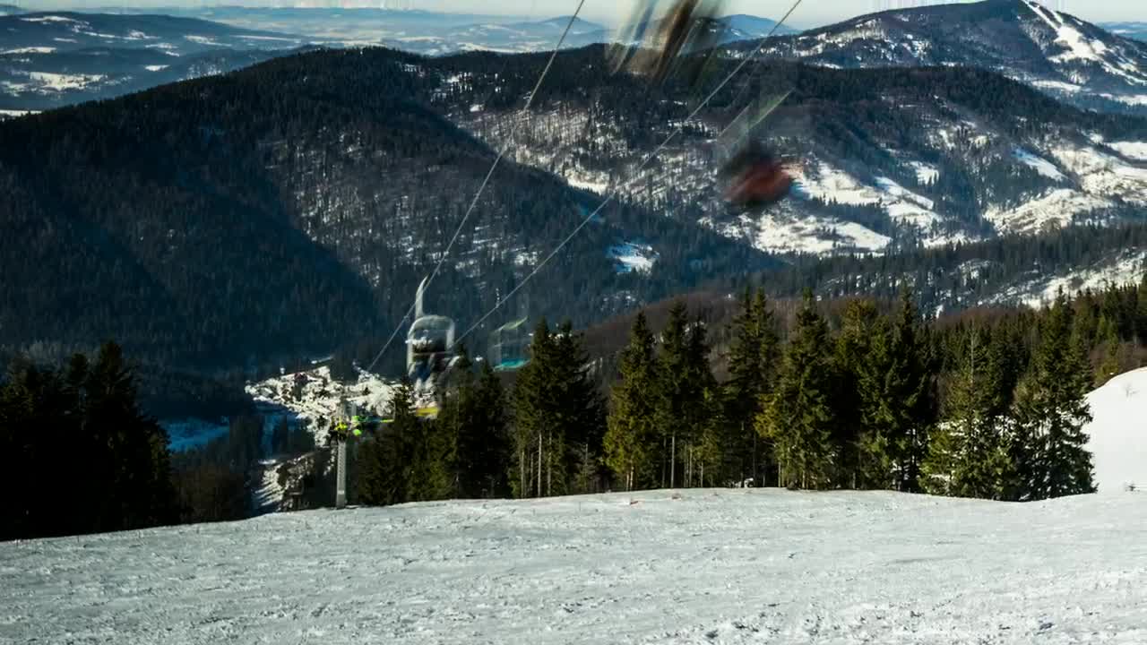 Download Free Video Stock Ski Resort Time Lapse Live Wallpaper