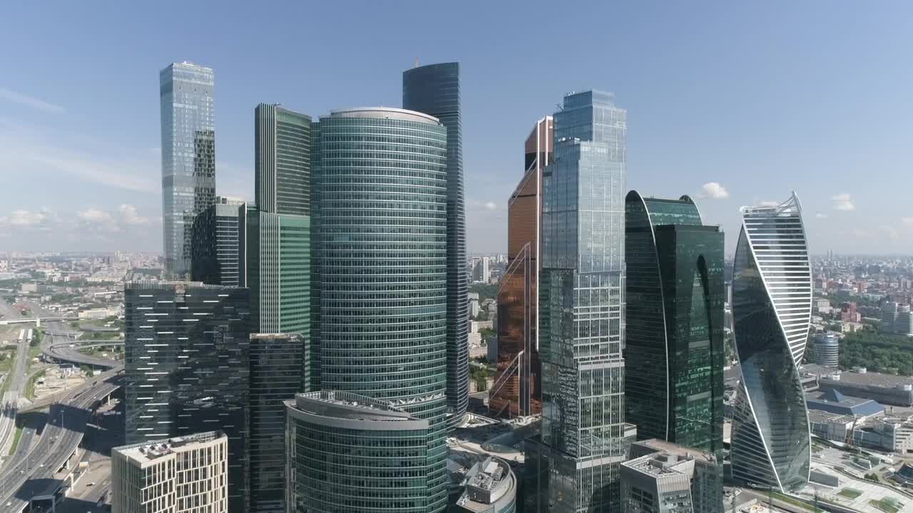 Download Free Video Stock Skyscrapers In Moscow Live Wallpaper