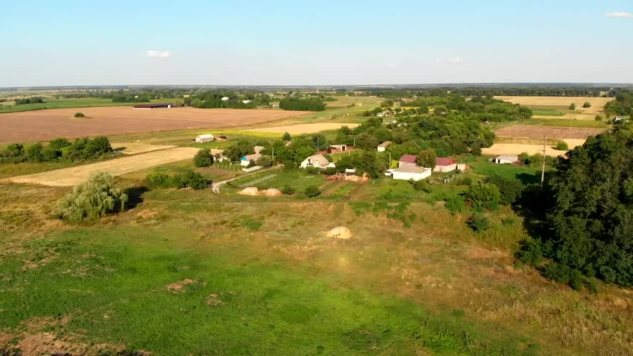 Download Free Video Stock Small Farmer Town In The Countryside Live Wallpaper