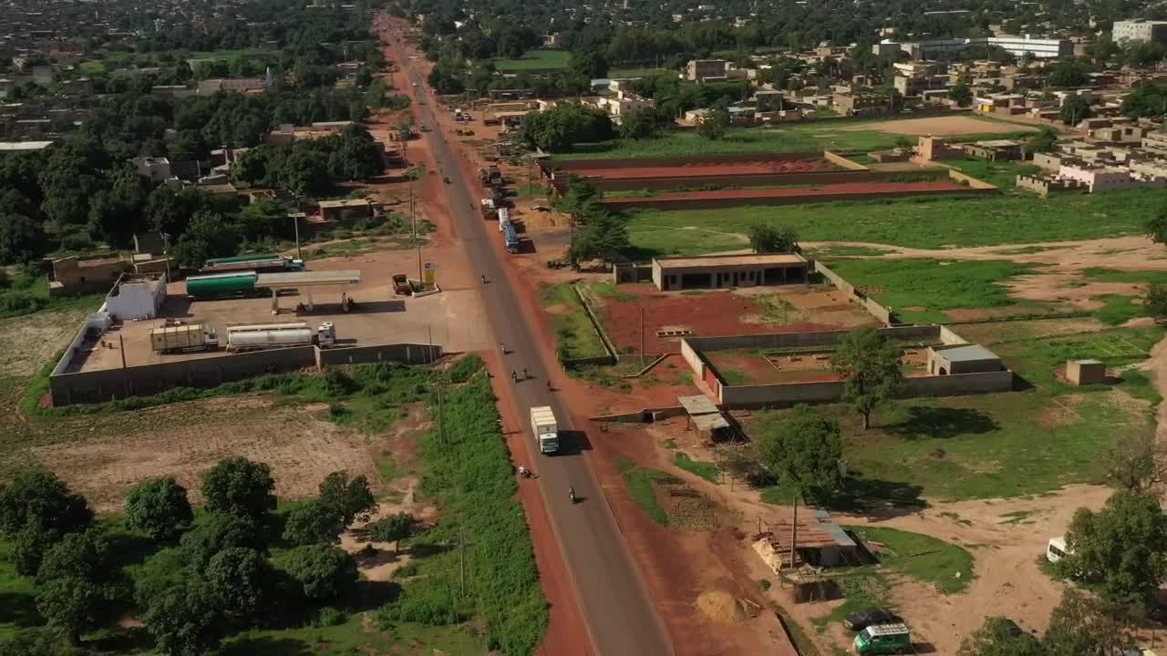 Download Free Video Stock Small Village In Mali With Traffic Heading Through Live Wallpaper