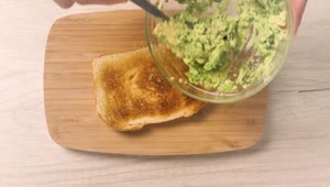 Download Free Video Stock Smashed Avocado Toast Live Wallpaper