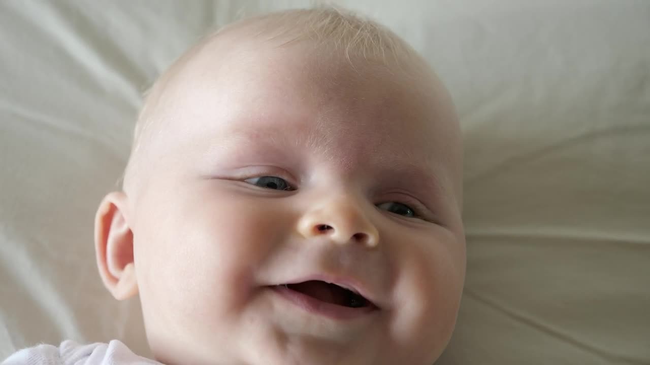 Download Free Video Stock Smiling Baby Portrait Live Wallpaper