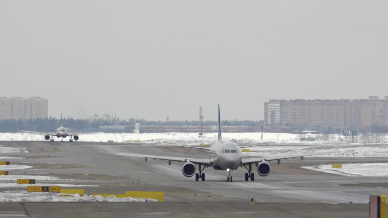 Download Free Video Stock Snow Cleared From A Runway Live Wallpaper