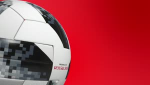 Download Free Video Stock Soccer Football Ball Spinning On Red Live Wallpaper