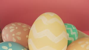 Download Free Video Stock Spinning Shot Of Easter Eggs Live Wallpaper
