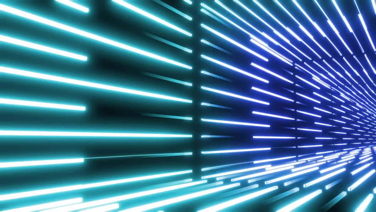 Download Free Video Stock Square Tunnel With Walls Covered In Beams Of Light Live Wallpaper