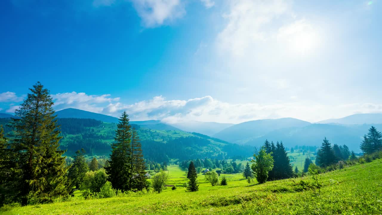 Download Free Video Stock Static Shot Of A Countryside Timelapse Live Wallpaper