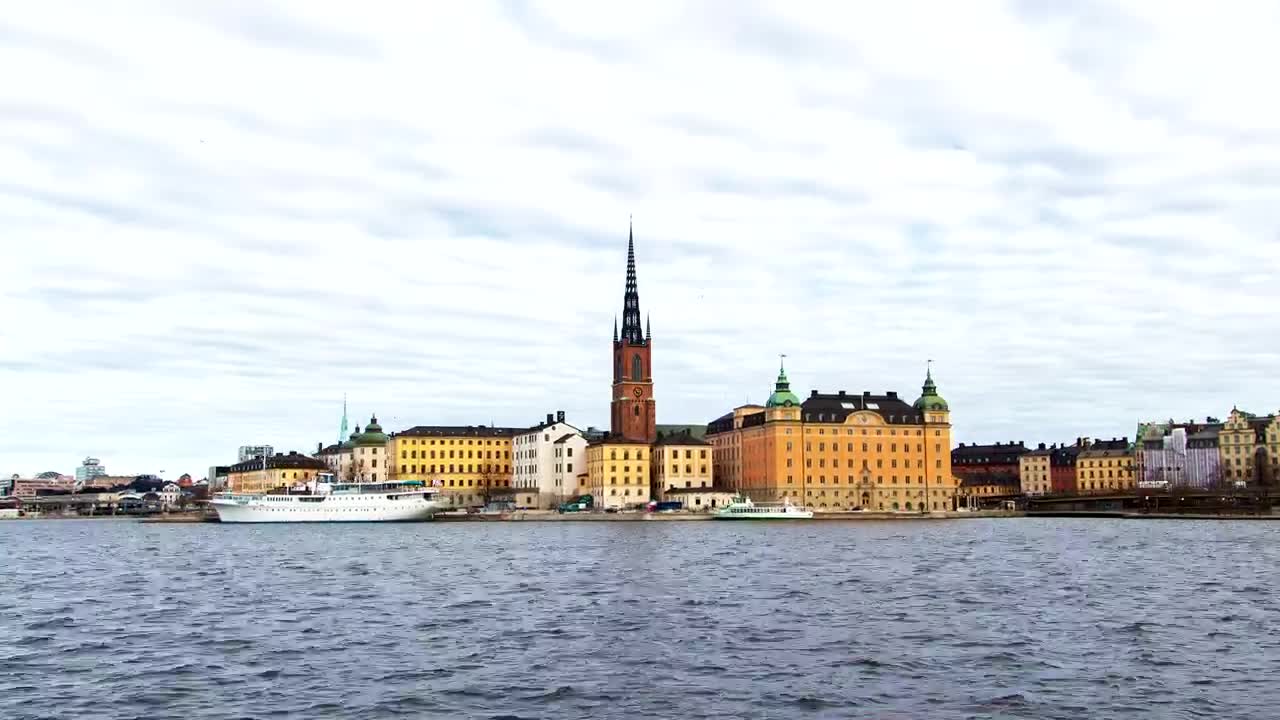 Download Free Video Stock Stockholm Old City Time Lapse Live Wallpaper