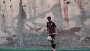 Download Free Video Stock Street Football Players Practicing Crosses And Shots Live Wallpaper