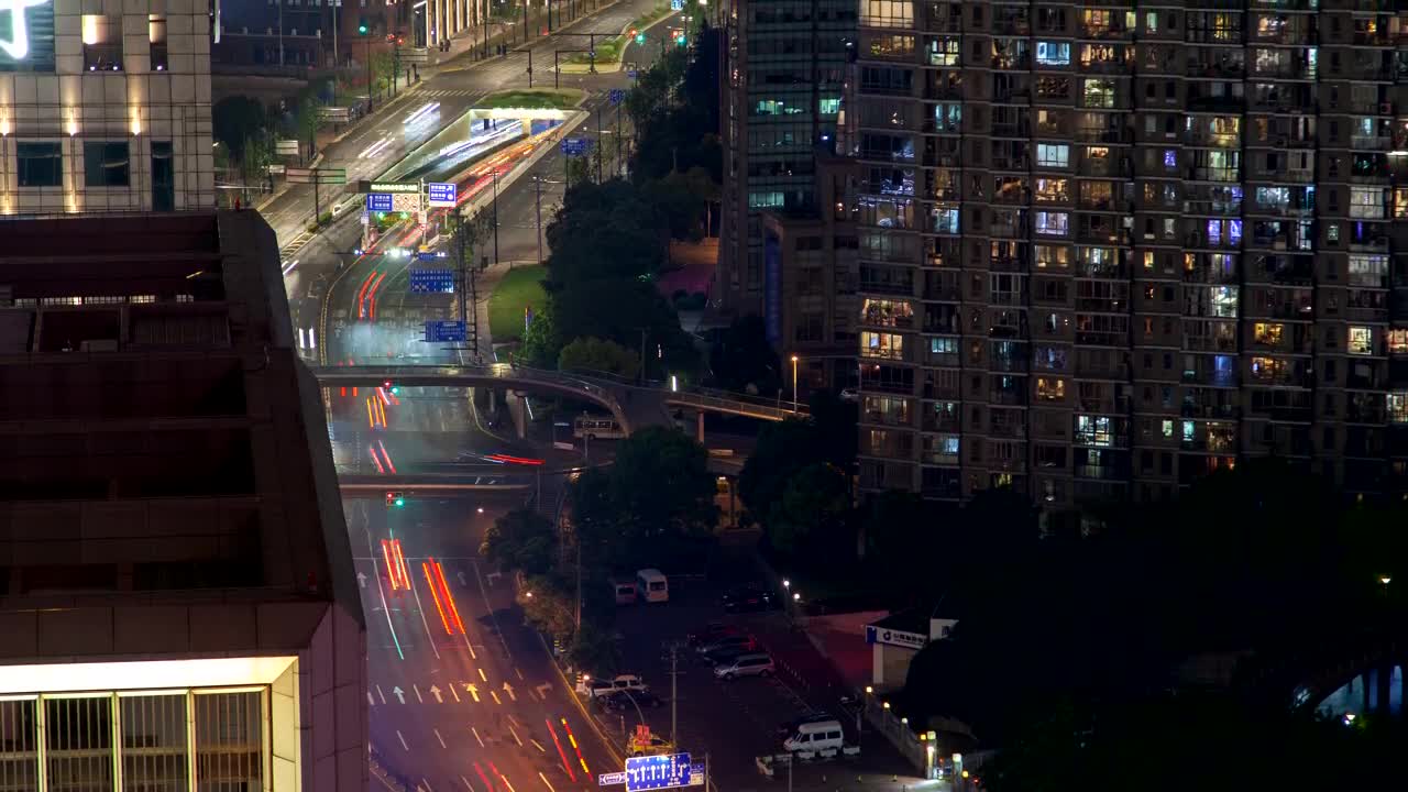 Download Free Video Stock Street Traffic In Fast Motion In A Shangai The Road Live Wallpaper