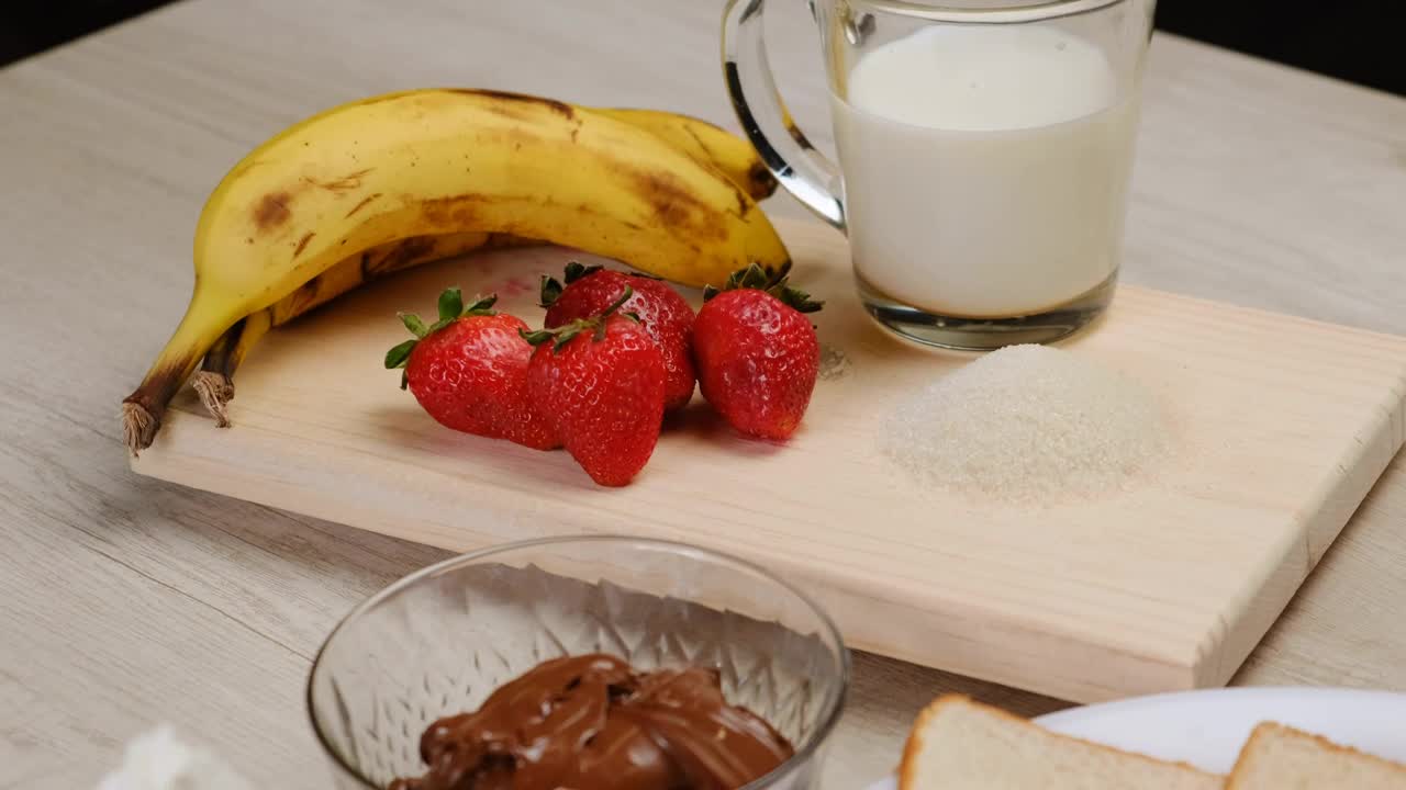 Download Free Video Stock supplies for a balanced breakfast Live Wallpaper