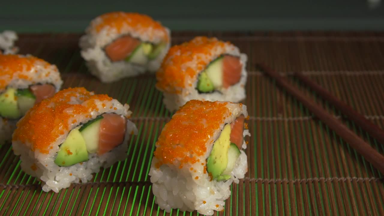 Download Free Video Stock sushi and chopsticks Live Wallpaper