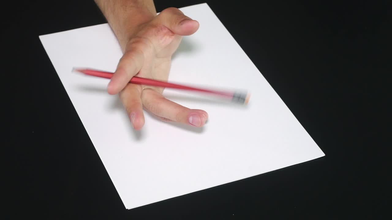 Download Free Video Stock tapping a pencil against the page Live Wallpaper