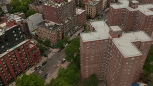 Download Free Video Stock tilt aerial shot revealing the new york skyline Live Wallpaper