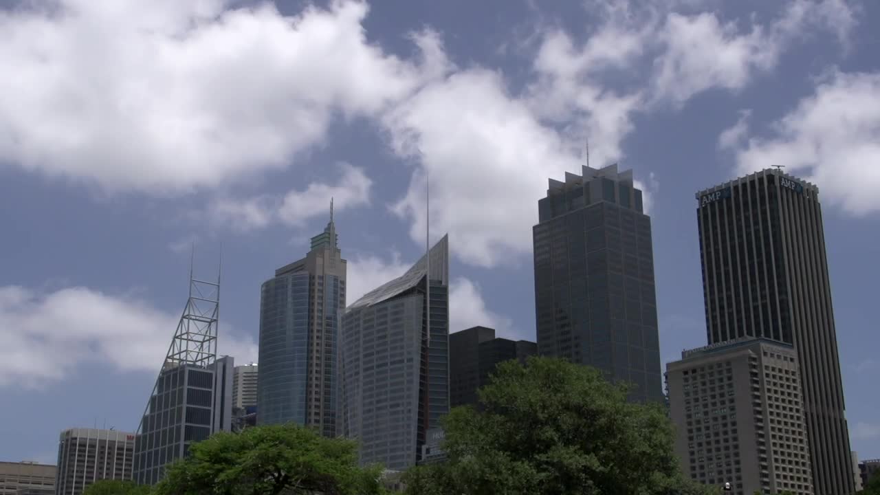 Download Free Video Stock time lapse from skyscraper downtown sydney Live Wallpaper