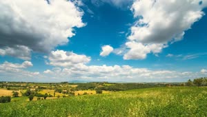 Download Free Video Stock time lapse in the countryside hills Live Wallpaper