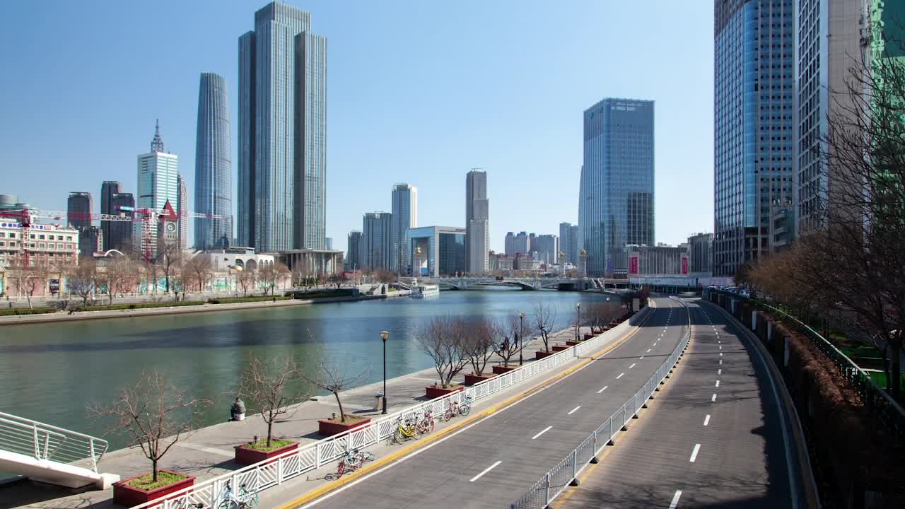 Download Free Video Stock time lapse of a chinese city road in daytime Live Wallpaper