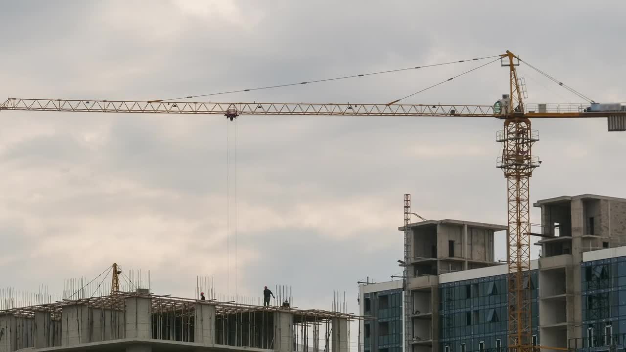 Download Free Video Stock time lapse of a construction site Live Wallpaper