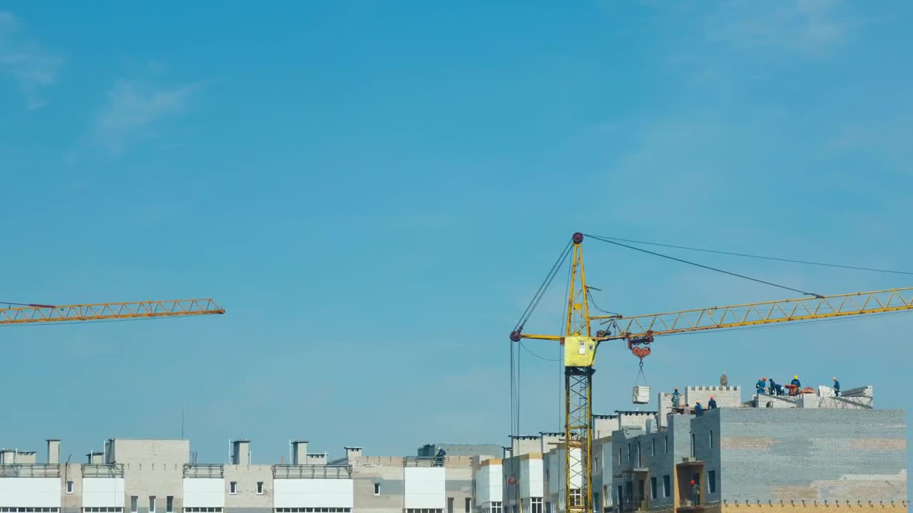 Download Free Video Stock time lapse of construction site Live Wallpaper