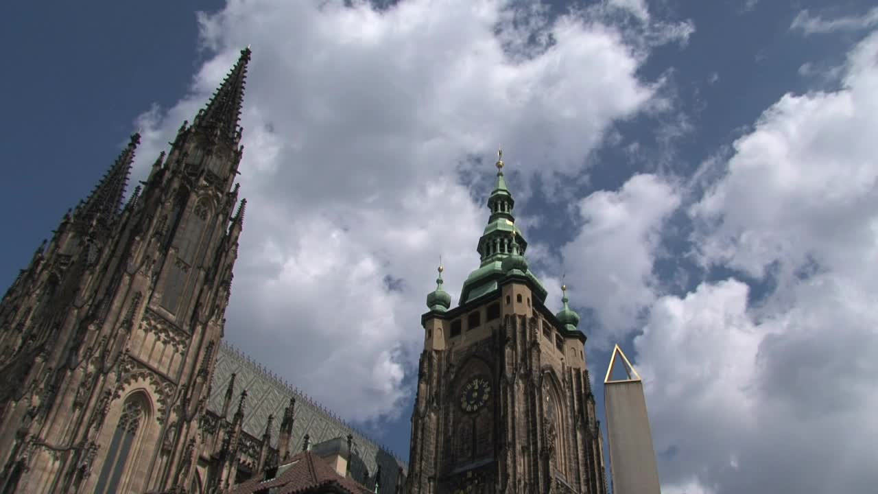 Download Free Video Stock time lapse of the prague castle Live Wallpaper