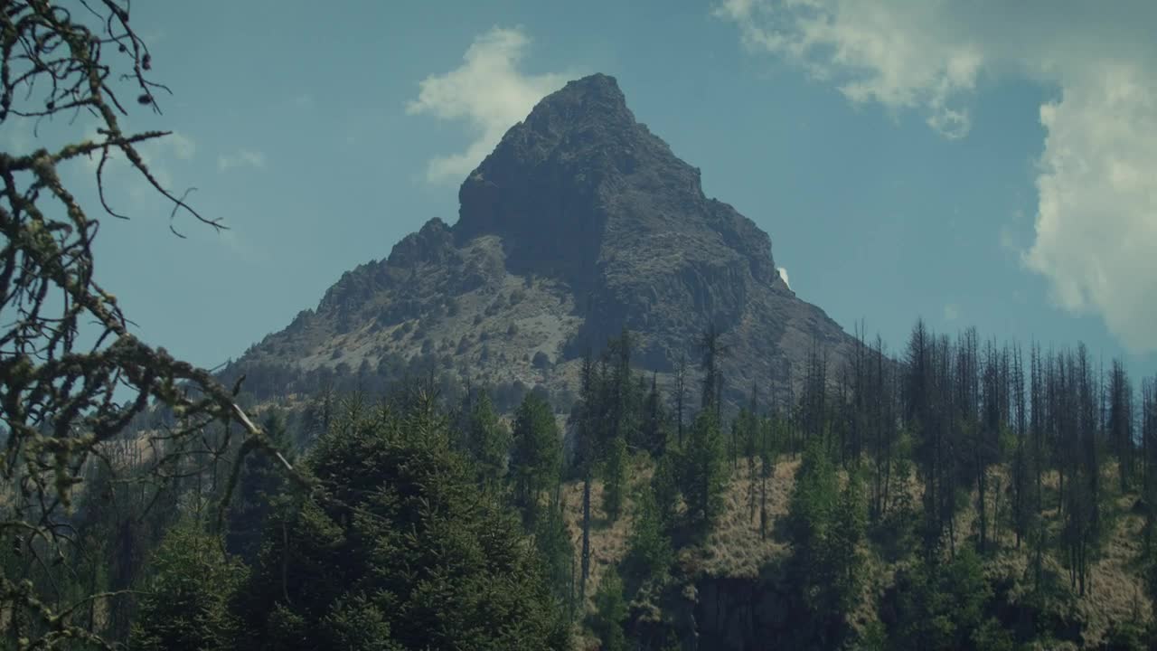 Download Free Video Stock timelapse of a mountain in a forest Live Wallpaper