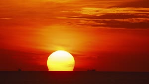 Download Free Video Stock timelapse of a red sunset landscape Live Wallpaper