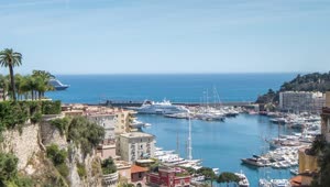 Download Free Video Stock tourist port with luxury yachts Live Wallpaper