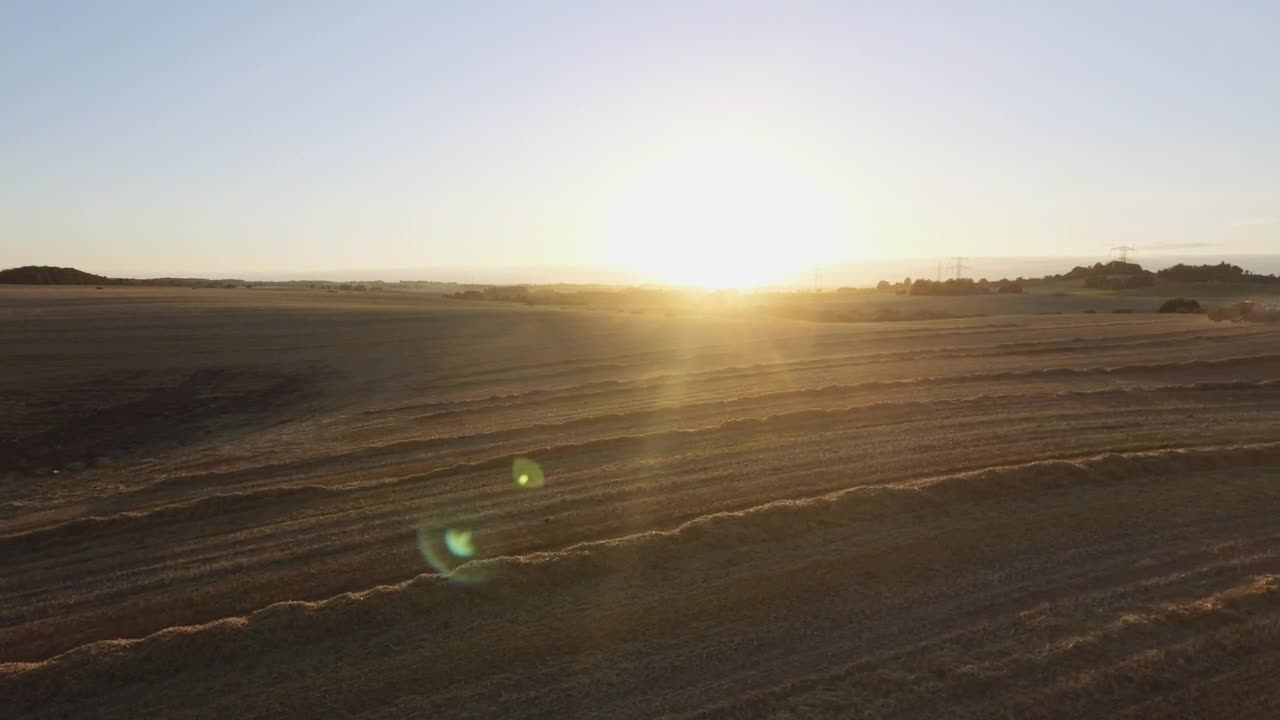 Download Free Video Stock tractor working on a field Live Wallpaper