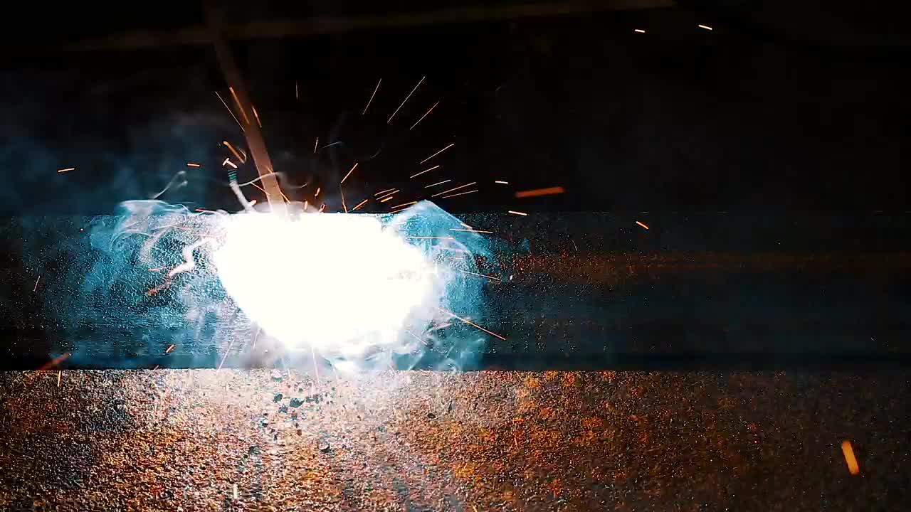 Download Free Stock Video Welding Metal With An Industrial Welding Machine Live Wallpaper