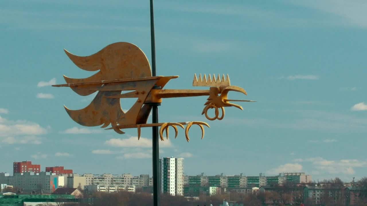 Download Free Stock Video Weather Vane Turning In The Wind Live Wallpaper