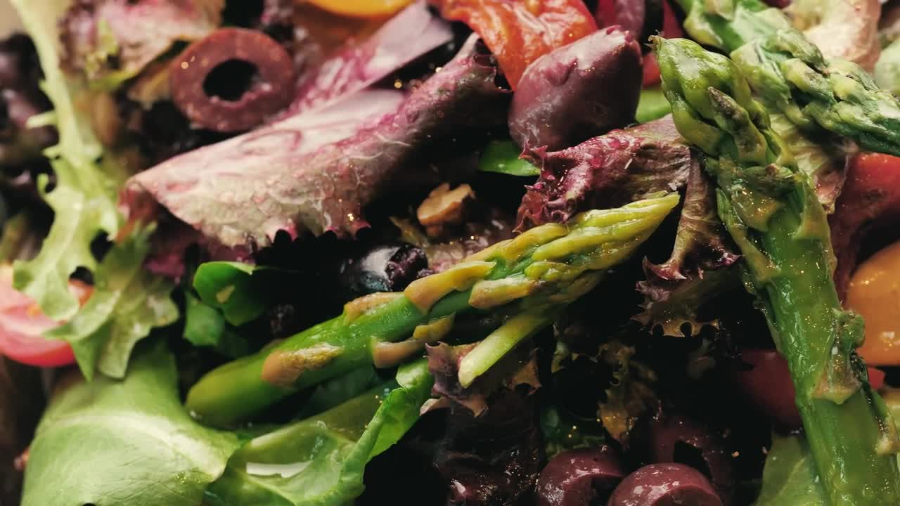 Download Free Stock Video Vegetable Salad Live Wallpaper