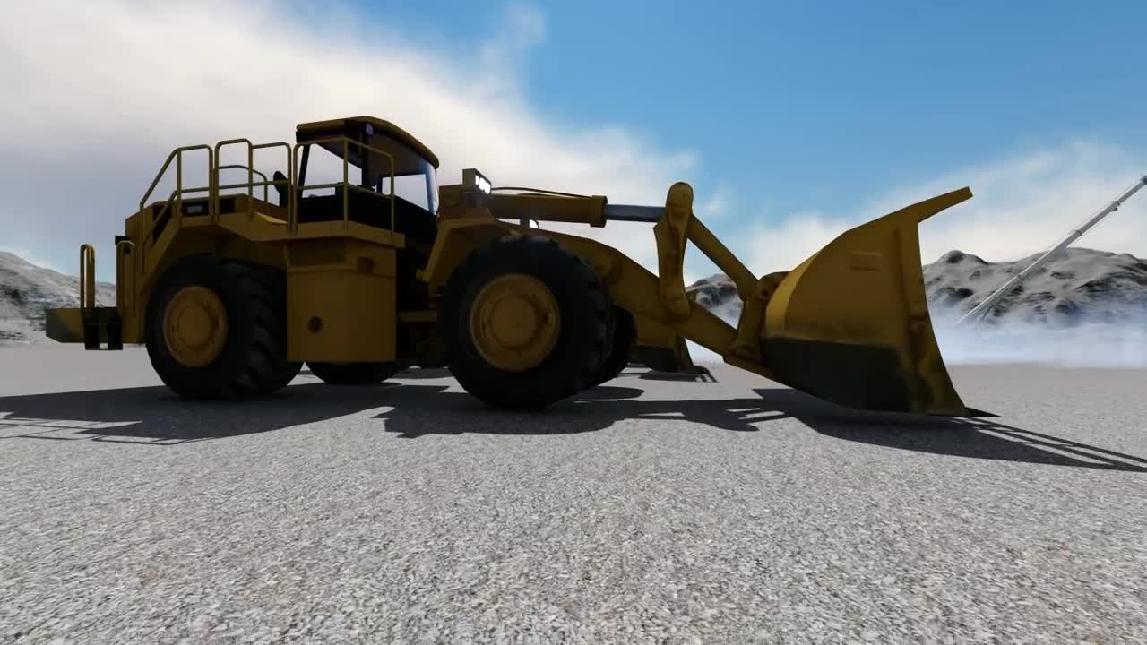 Download Free Stock Video Yellow Graders In A Construction Live Wallpaper