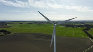 Download   Stock Footage Wind Turbine In Farmland Live Wallpaper